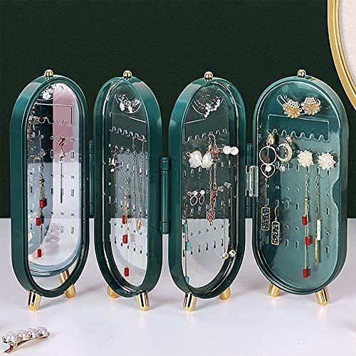 Foldable - Jewellery Box Organiser With Mirror