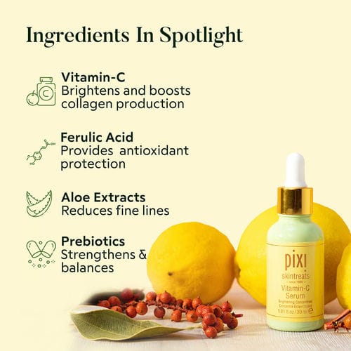 Pixi Vitamin C Serum | Brightens And Improves Skin Tone – 30ml